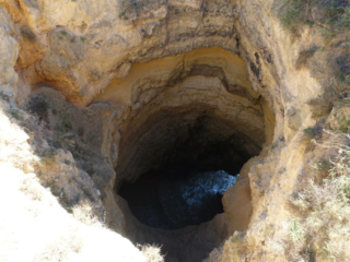 Sinkhole along the way
