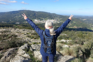 Looking down at Monchique