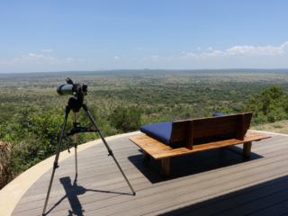 The view from Mpingo Ridge lodge