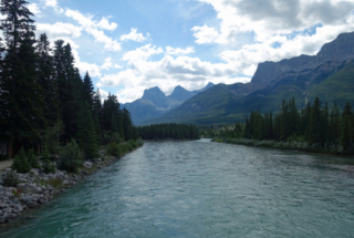 Bow River through Canmore