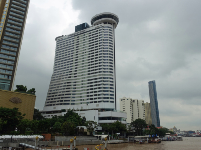 Our hotel from the river