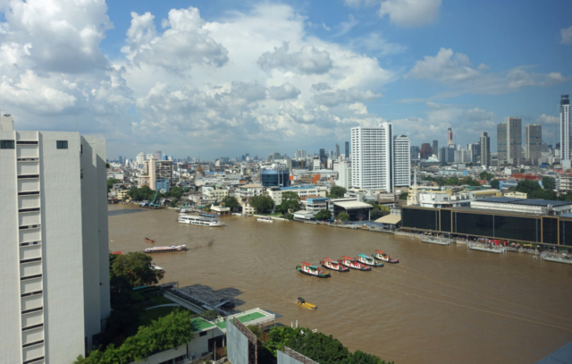 The view from our hotel room