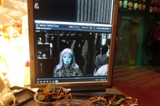 My face mapped for a moveable skull