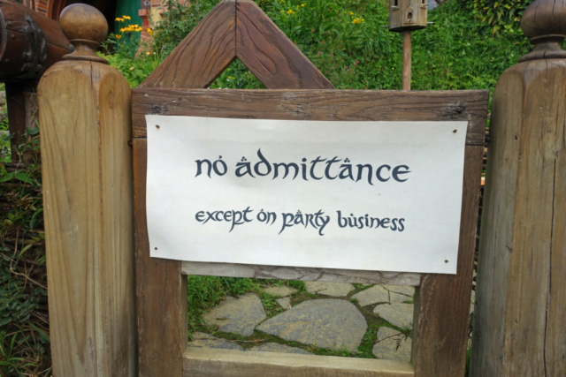 Gate to Bilbo's house