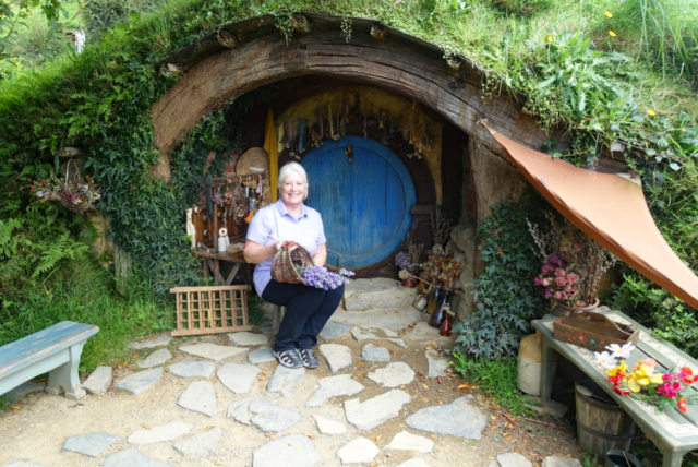 The florist's house.