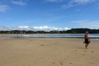 Back down at Matapouri Beach