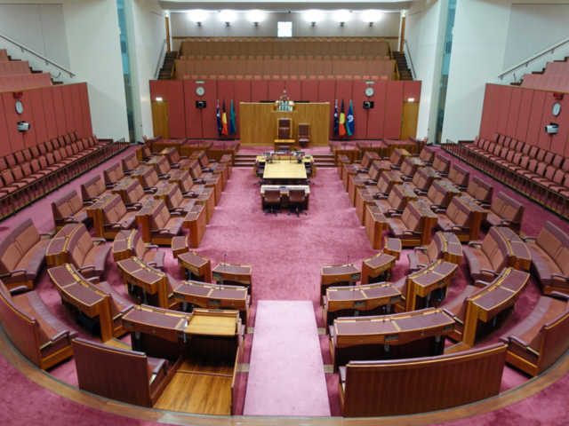 The Senate room